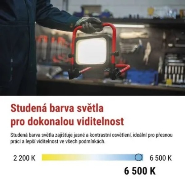 Фото - Светодиодный прожектор EMOS ZS2833 50W 4960Lm 6500K Li-Ion 15000 mAг IP54